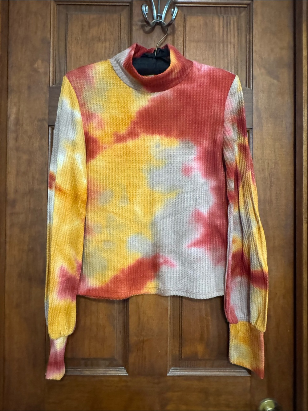 PIE IN THE SKY WAFFLE WEAVE TOP SIZE LARGE